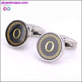 Plus Minus Co New Arrival Fashion Letter A D R H M Cufflinks The English, view 6