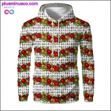 Plus Minus Co New Christmas Hoodies Men 3D Santa Claus And Snowman Trees, view 5