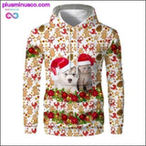 Plus Minus Co New Christmas Hoodies Men 3D Santa Claus And Snowman Trees, view 6
