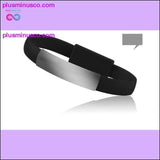 Plus Minus Co New Fashion USB Wrist Band Bracelet Data Sync Cable Charger, view 2