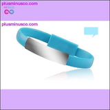 Plus Minus Co New Fashion USB Wrist Band Bracelet Data Sync Cable Charger, view 3