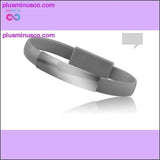 Plus Minus Co New Fashion USB Wrist Band Bracelet Data Sync Cable Charger, view 4