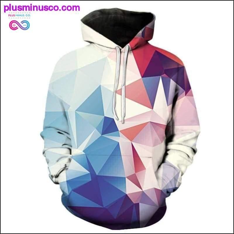 Plus Minus Co 3D Printed Hoodies/Sweatshirts, Unisex High Quality