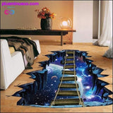 Plus Minus Co 3D Galaxy Star Bridge Floor/Wall Sticker Home Decoration for, view 2