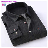 Plus Minus Co New Men's Denim Shirt Fashion Casual Sport Pure 100% Cotton, view 2