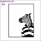 Plus Minus Co New Nordic black and white simple animal alphabet plant, view 5