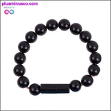 Plus Minus Co New Outdoor and Travel USB Wrist Band Beads Bracelet Data, view 2