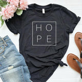 Plus Minus Co Summer Women T Shirt Faith Hope Love Christian T-shirt Funny Christianity God Tee Gift Woman Short Sleeve Cotton Tops, view 6