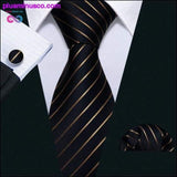 Plus Minus Co New Wedding Men Tie Red Striped Fashion Designer Ties For, view 2