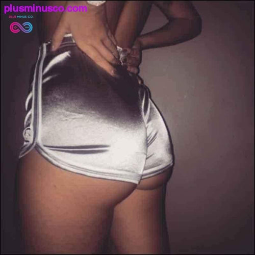 Plus Minus Co New Women Shorts Summer Silk Slim Beach Casual Fashion