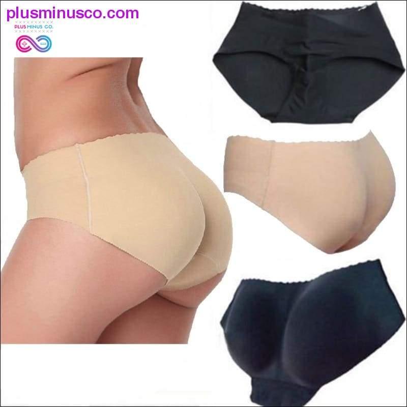 Plus Minus Co New Women Sponge Padded Push Up Panties Butt Lifter Fake Ass