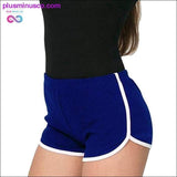 Plus Minus Co Multi-colors Patchwork Fitness Casual Straight Wild Shorts, view 4