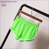 Plus Minus Co Multi-colors Patchwork Fitness Casual Straight Wild Shorts, view 5