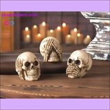 Plus Minus Co No Evil Skulls ll Plusminusco.com, view 2