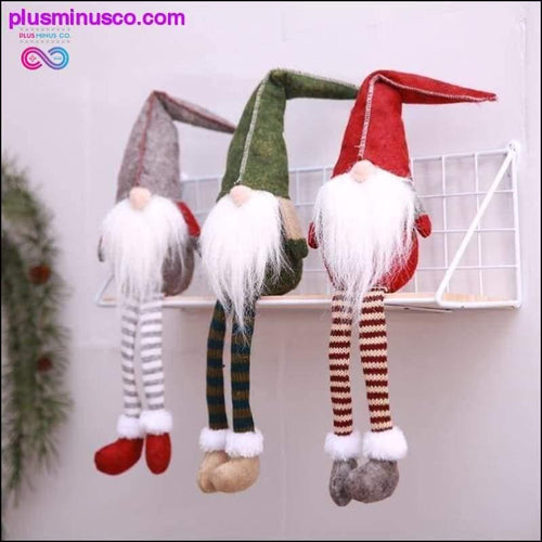 Plus Minus Co Nordic Plush Dwarf Ornaments Christmas Present Santa Claus
