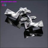 Plus Minus Co Novelty cuff links stainless steel Old craftsman hand Laser, view 2