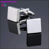 Plus Minus Co Novelty cuff links stainless steel Old craftsman hand Laser, view 4