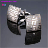 Plus Minus Co Novelty cuff links stainless steel Old craftsman hand Laser, view 6