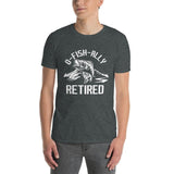 Plus Minus Co ofishally retired, ofishally the best dad ever t-shirt, view 3