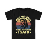 Plus Minus Co OMG you guys that's not what I said Unisex Soft style T-Shirt, view 2