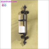 Plus Minus Co Ornate Scroll Candle Sconce ll Plusminusco.com, view 2