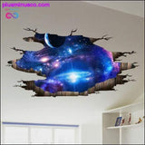 Plus Minus Co Outer Space Planets 3D Wall Stickers for Living Room, view 2
