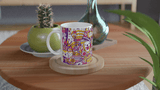 Plus Minus Co Paris City Illustration, White 11oz Ceramic Mug, view 5