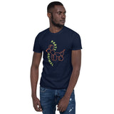 Plus Minus Co Party animal Short-Sleeve, Graduation party, School Pride Unisex T-Shirt, view 2