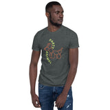 Plus Minus Co Party animal Short-Sleeve, Graduation party, School Pride Unisex T-Shirt, view 3