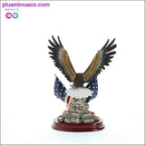 Plus Minus Co Patriotic Eagle Statue Sculpture ll PlusMinusco.com, view 2