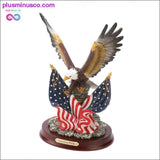 Plus Minus Co Patriotic Eagle Statue Sculpture ll PlusMinusco.com, view 3