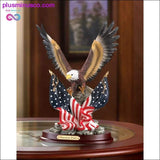 Plus Minus Co Patriotic Eagle Statue Sculpture ll PlusMinusco.com, view 4