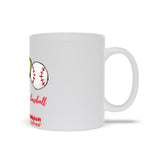 Plus Minus Co Peace Love Baseball ,Baseball Mug , Baseball Mom,Baseball Birthday Party,  Baseball Gifts for Boys, view 4