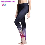 Plus Minus Co Peacock Feathers 3D Print Women Leggings High Waist Yoga, view 6