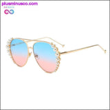 Plus Minus Co Personality Pearl Sunglasses Women Fashion Sunglasses, view 2
