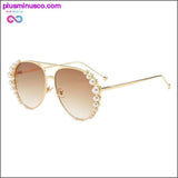 Plus Minus Co Personality Pearl Sunglasses Women Fashion Sunglasses, view 3