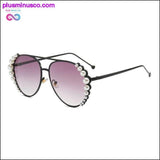 Plus Minus Co Personality Pearl Sunglasses Women Fashion Sunglasses, view 4