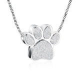 Plus Minus Co Pet Paw Urn Necklace for Ashes Memorial Keepsake Urn Locket Cremation Jewelry Pet Pendant Necklace Urn for Dog Cat, view 2