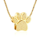 Plus Minus Co Pet Paw Urn Necklace for Ashes Memorial Keepsake Urn Locket Cremation Jewelry Pet Pendant Necklace Urn for Dog Cat, view 6