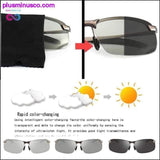 Plus Minus Co Photochromic Sunglasses Men Polarized driving Chameleon, view 2