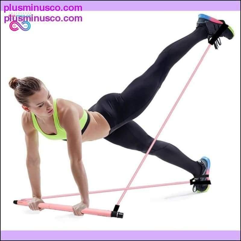 Plus Minus Co Pilates Exercise Stick Toning Bar Fitness Home Yoga Gym Body