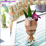 Plus Minus Co Pineapple Cocktail Tumbler Stainless Steel Moscow Mule Mug, view 4
