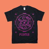 Plus Minus Co Pisces T-Shirts, Zodiac Shirt, Astrology Shirt, Gift for Pisces, Pisces Birthday Present, Zodiac Signs, Horoscopes Tee, Valentine Shirt, view 2