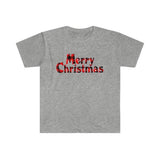 Plus Minus Co Plaid Merry Christmas T-Shirt and Fashion Graphic Cute Tee, view 3
