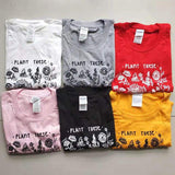 Plus Minus Co Plant These Harajuku Tshirt Women Causal Save The Bees T-shirt Cotton Wildflower Graphic Tees Woman Unisex Clothes, view 4