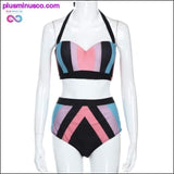 Plus Minus Co Plus Size Push Up women swimsuit bikini set Large size, view 2