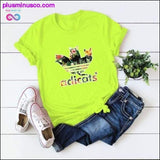 Plus Minus Co Plus Size S-5XL New Adicats Print T Shirt Women Shirts, view 3