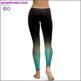 Plus Minus Co Plus Size Sport Pants Women Gradient Color Black Red, view 6