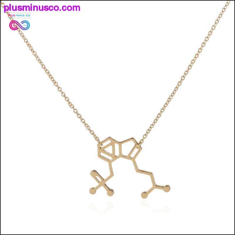 Plus Minus Co PlusMinus Mushrooms Molecule Structure Necklace for Women