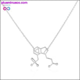 Plus Minus Co PlusMinus Mushrooms Molecule Structure Necklace for Women, view 2